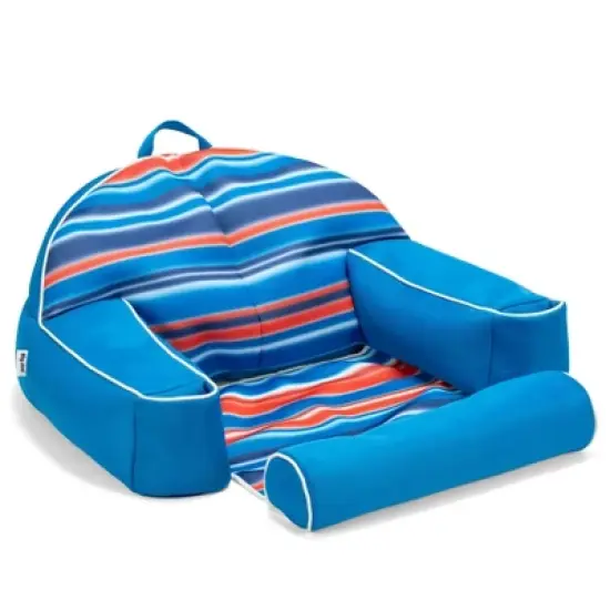 Big Joe Lazy Lounger, No Inflation Needed Pool Float with Headrest and Footrest, Quick Draining Fabric image {6}