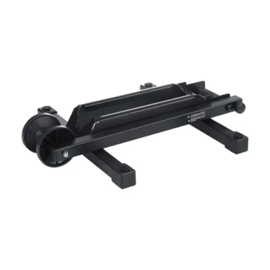 KAC Single Bicycle Storage Portable Foldable Steel Floor Stand for Road, Gravel, and Mountain Bikes, Universal Fit for Tires up to 2.4" Wide image {1}