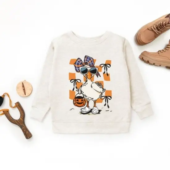 The Juniper Shop Halloween Goose Youth Sweatshirt - L - Natural image {4}