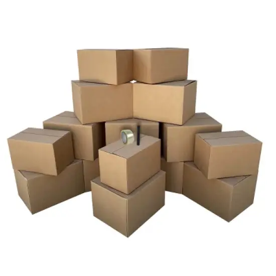 UBMOVE Moving Boxes 1 BedRoom Economy 15 Moving Box Kit + Moving Supplies image {5}