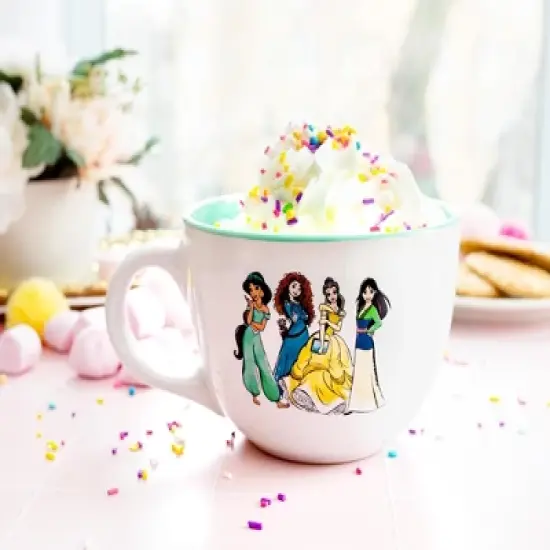 Silver Buffalo Disney Princess 24oz Ceramic Soup Mug image {4}