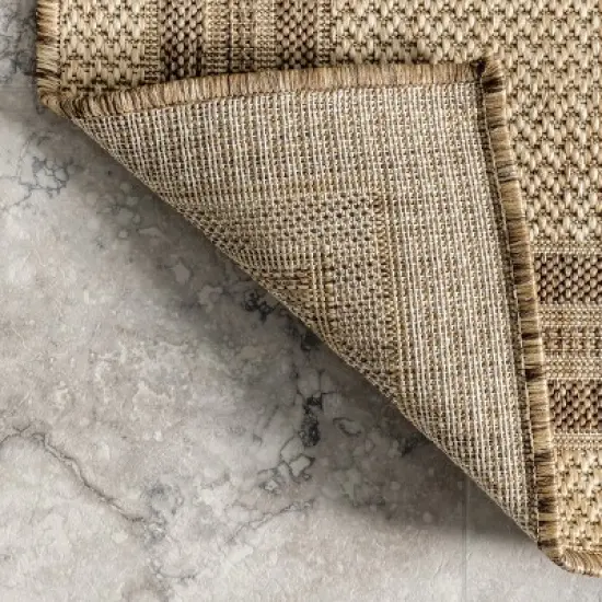 nuLOOM Rasha Classic Border Indoor/Outdoor Patio Area Rug image {6}
