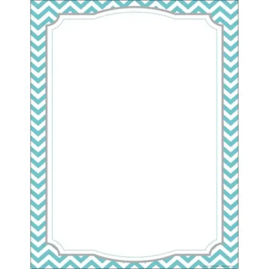 Barker Creek Printer Paper Set 200ct - Chevron & Dots image {1}