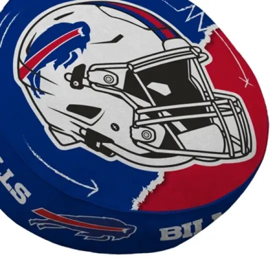 NFL Buffalo Bills Split Helmet Circle Plushlete Pillow image {1}