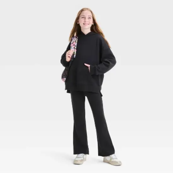 Girls' Fleece Flare Sweatpants - art class&trade; image {2}
