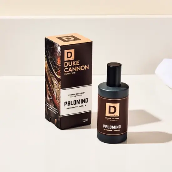 Duke Cannon Supply Co. Proper Cologne for Men - Palomino Scent of Mahogany and Vanilla - 1.7 fl oz image {4}