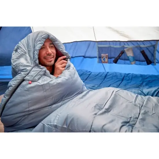 Coleman Tidelands 50 Degree Mummy Sleeping Bag - Gray image {6}