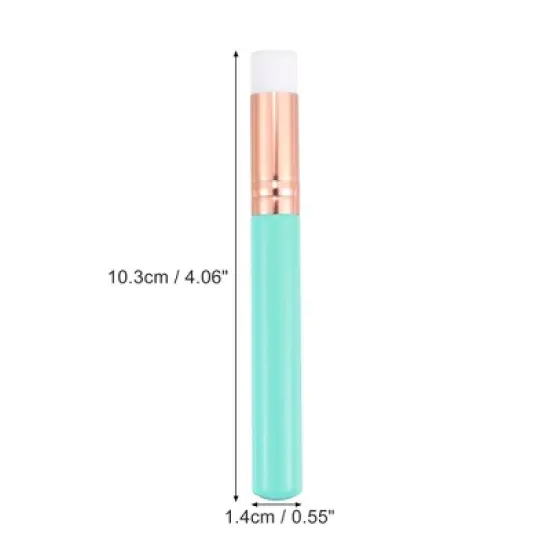 Unique Bargains 20 Pcs Makeup Brush Set, Travel Blending Foundation Contour Concealer Blusher Brush 10.3x1.4cm image {3}