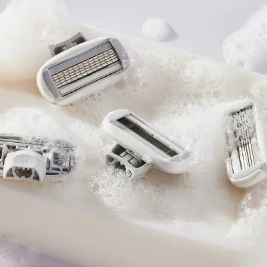 Flamingo Value Pack Non-Disposable Razor with Handle - Lilac - 5ct image {4}