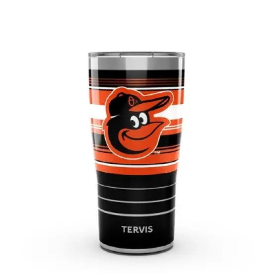 MLB Baltimore Orioles 20oz Hype Stripes Stainless Steel Tumbler image {4}