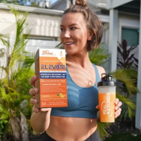 Real Ketones Prime Elevate Sticks - Orange - 10pk image {4}