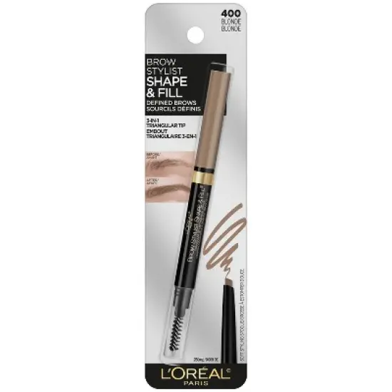 L'Or&eacute;al Paris Brow Stylist Shape & Fill Eyebrow Pencil - 0.008oz image {2}