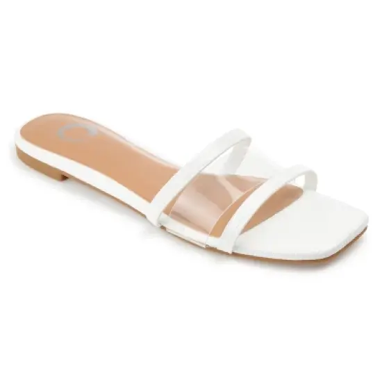 Journee Collection Womens Ramira Slide Flat Sandals image {13}