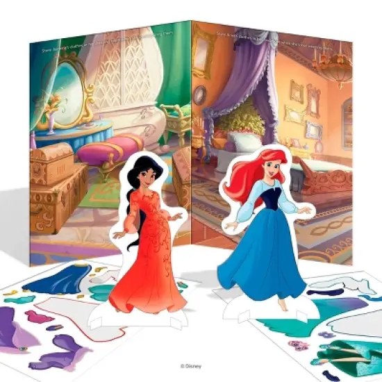Disney Princess Sticker Dress Up Paper Doll Book image {2}