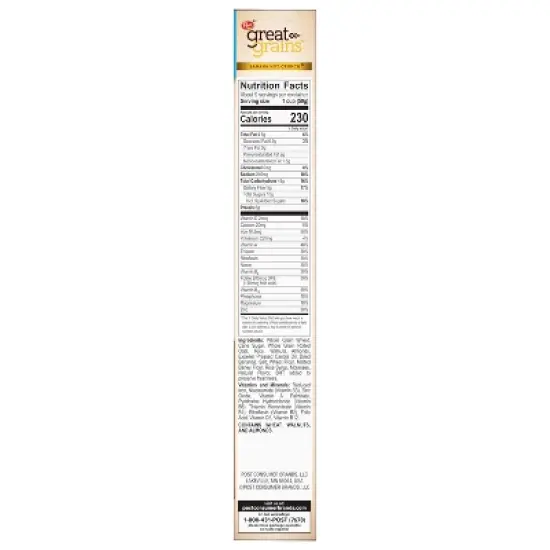 Post Great Grains Breakfast Cereal image {2}