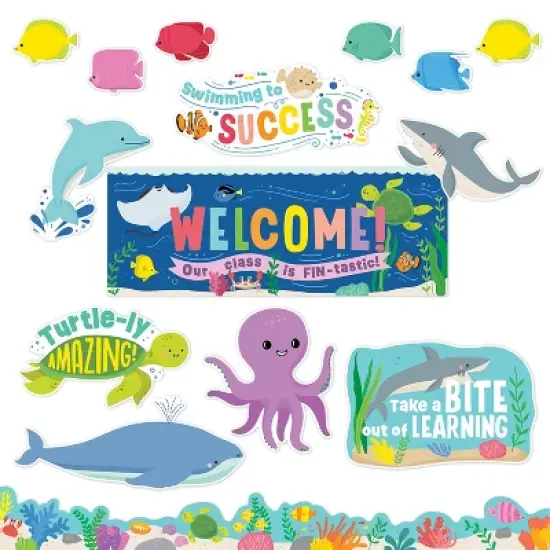 Creative Teaching Press&reg; Sea Friends Under the Sea Bulletin Board Set, 42 Pieces image {2}