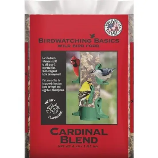 Birdwatching Basics 4 Lb. Cardinal Blend Wild Bird Food image {1}
