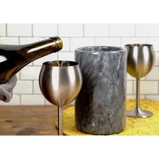 RSVP Marble Wine Cooler - Gray image {3}