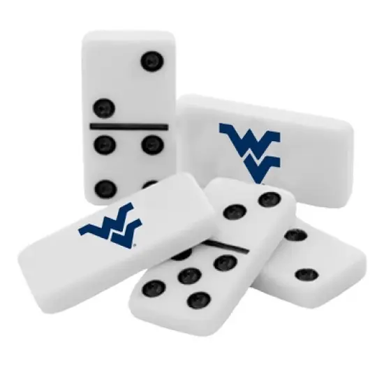 MasterPieces Officially Licensed NCAA West Virginia Mountaineers 28 Piece Dominoes Game for Adults image {2}