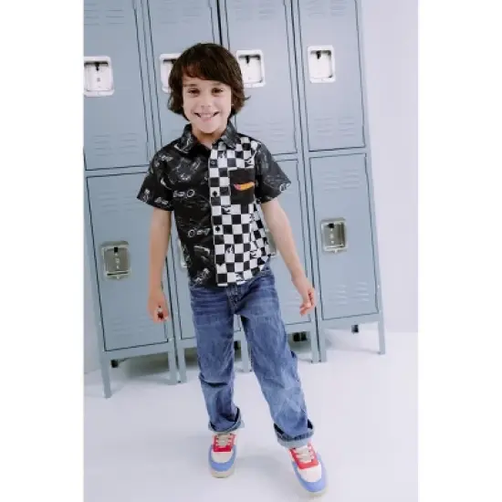 Hot Wheels Button Down Dress Shirt Toddler image {1}
