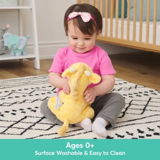 Baby GUND Safari Friends Giraffe Keywind Musical Plush, Plays Brahms&rsquo; Lullaby, Stuffed Animal Sensory Toy for Ages 10 Months and Up, Yellow, image {3}