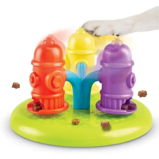 Brightkins Spinning Hydrants Puzzle Treat Dog Toy Dispenser image {2}