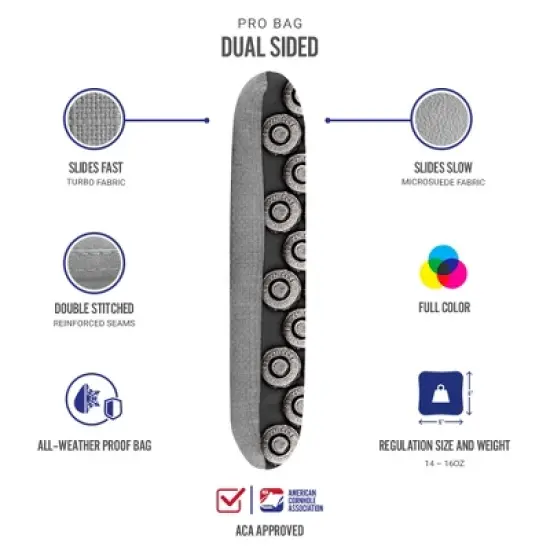 Target Synergy Pro Gray Cornhole Bags (Set of 4) image {2}