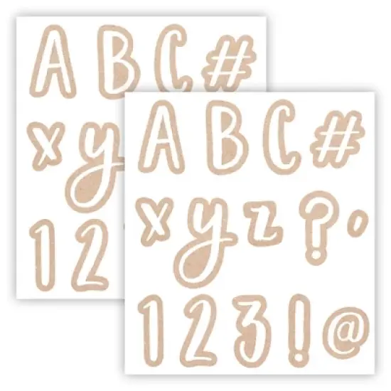 Creative Teaching Press&reg; Krafty Pop Designer Letters, 212 Pieces Per Pack, 2 Packs image {3}