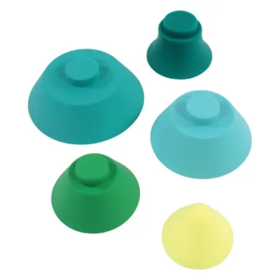 Hudson Baby Infant and Toddler Silicone Stacking Toy, Tree, One Size image {1}