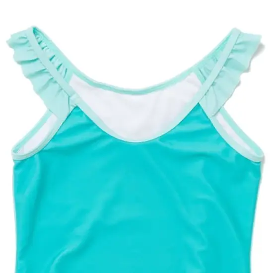 Disney Princess Cinderella Belle Tiana Jasmine Girls One Piece Bathing Suit Toddler to Little Kid image {6}