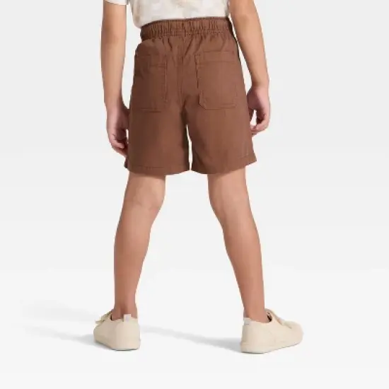 Toddler Boys' Pull-On Woven Shorts - Cat & Jack&trade; Brown image {1}