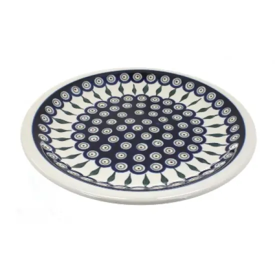 Blue Rose Polish Pottery Zaklady Dinner Plate image {9}