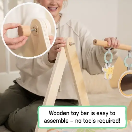 Ingenuity Wonder & Wood Toy Arch & Play Mat image {4}