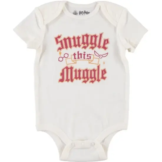 Harry Potter Baby Girls Bodysuit Pants and Headband 3 Piece Outfit Set Newborn to Infant image {2}