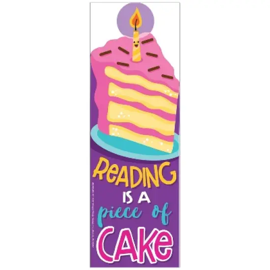 Eureka&reg; Cake Scented Bookmarks, 24 Per Pack, 3 Packs image {1}