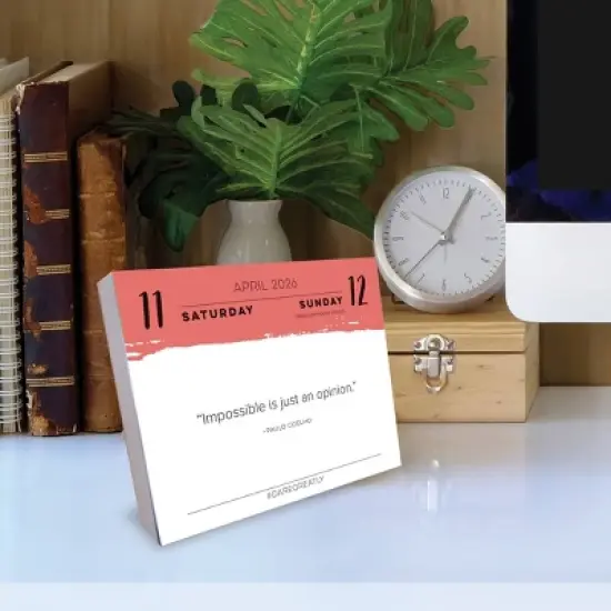 Willow Creek Press 2026 Dare Greatly Box Calendar image {2}