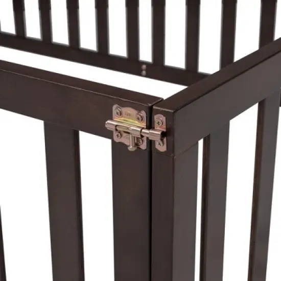 Okak Bed Guard Rails for Full Size Bed,Baby Bed Rail Guard for Toddlers,Walnut image {4}