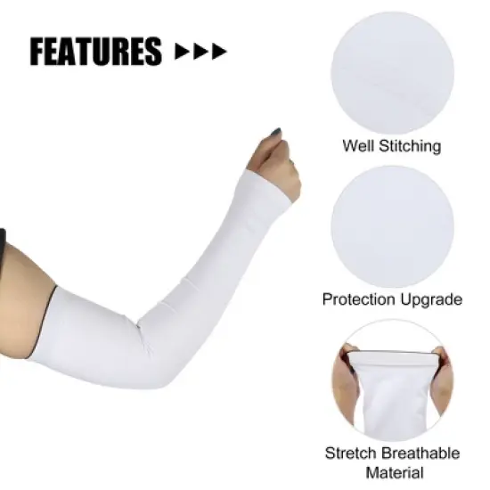 Unique Bargains Reduce Joint Pain Arm Elbow Compression Sleeve 1 Pair image {2}
