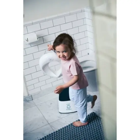 BabyBjorn Toilet Training Seat - White/Gray image {2}