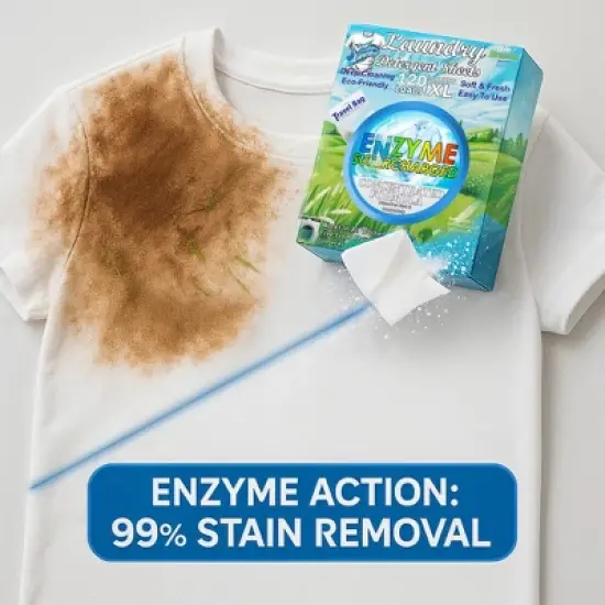 5 Star Super Deals Laundry Detergent Sheets (120 Loads) Liquidless, Eco-Friendly, Hypoallergenic, & Enzyme-Based Stain Removal image {5}