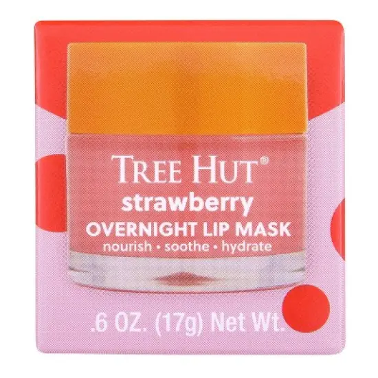 Tree Hut Strawberry Overnight Lip Mask - 0.6oz image {9}