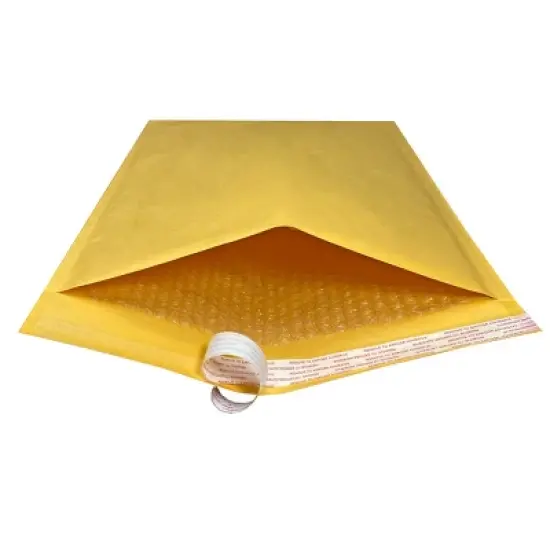UOFFICE Pack of 5 Kraft Bubble Mailers 12.5"x 19" - #6 Self-Seal Padded Envelopes image {4}