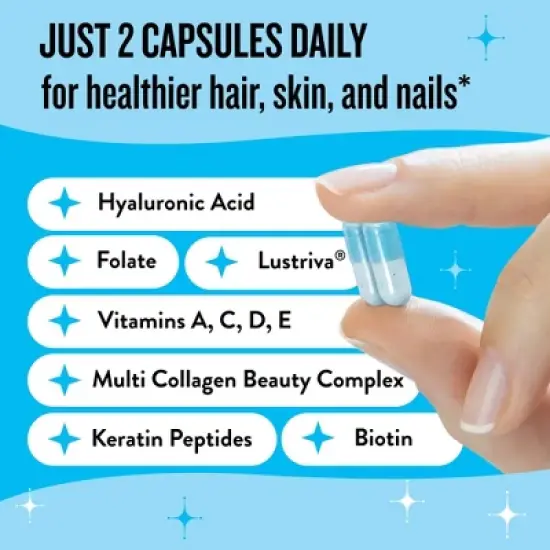 Legendairy Milk Mane Event Hair, Skin, & Nails Capsules - 60ct image {4}