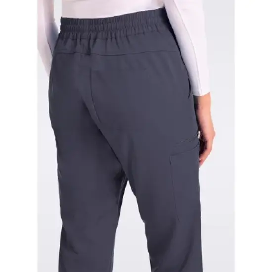 Moxie Scrubs Catherine Petite Scrub Pants for Women &ndash; Slim Fit Nursing Uniform Pants with Stretch, Soft Fabric, and Drawstring Waist image {1}
