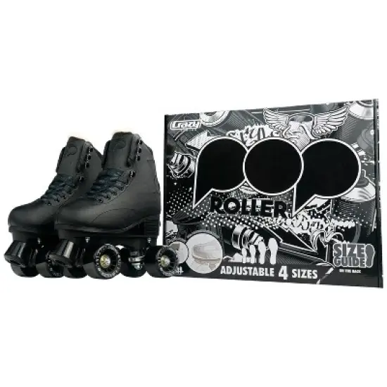Crazy Skates Adjustable Roller Skates For Girls - Pop Roller Series - Size Adjustable To Fit 4 Sizes image {4}