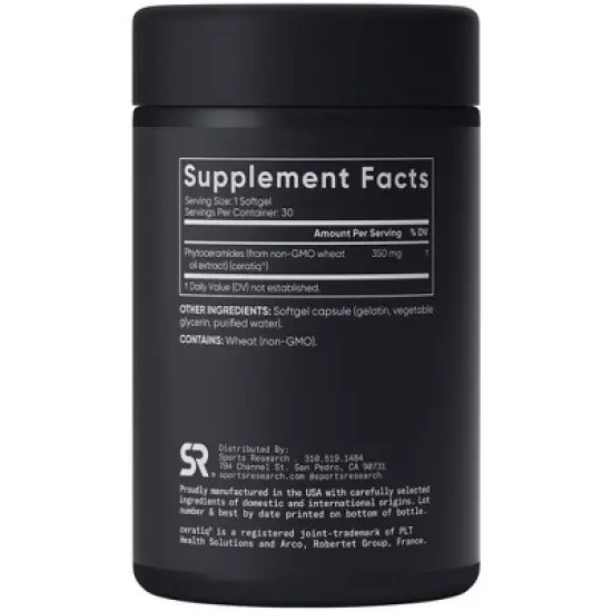 Sports Research Phytoceramides Mini-Gels, 350 mg, 30 Softgels image {1}