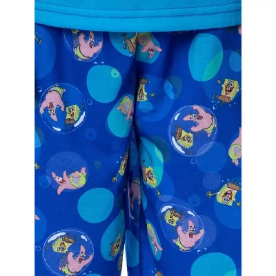 Nickelodeon Boys' SpongeBob SquarePants Anything But Ordinary Pajama Set Blue image {3}