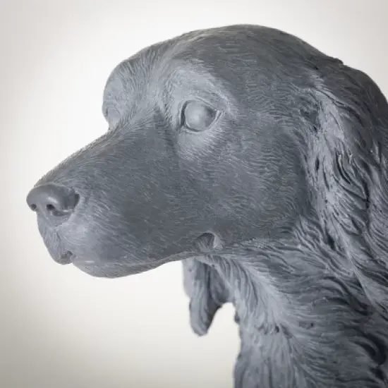 19"H Sullivans Gray Irish Setter Planter, Brown image {1}