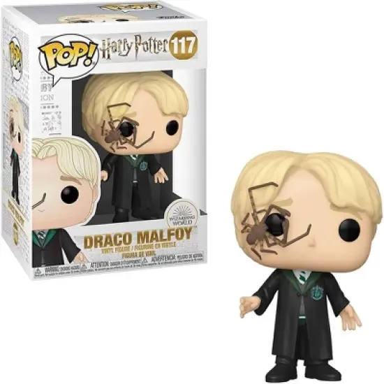 Funko Pop! Harry Potter: Harry Potter Goblet of Fire - Malfoy with Whip Spider image {1}