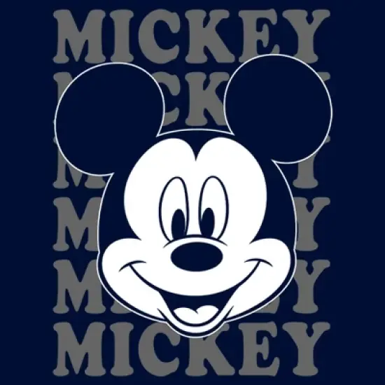 Boy's Disney Mickey Mouse Repeating Name T-Shirt image {1}